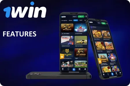 1Win mobile app features