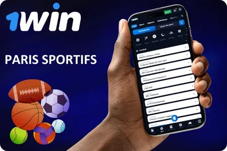 Paris sportifs avec Casino 1Win App