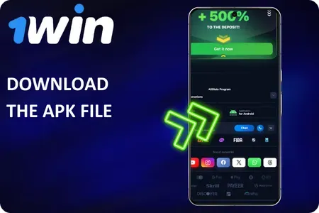 Download the 1win APK