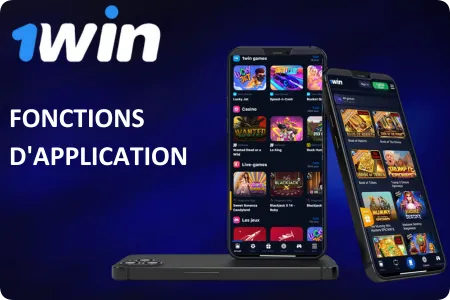 Principales fonctions de App 1 Win