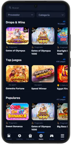 Página Casino de la 1Win aplicación