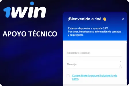 Contacte con el soporte técnico de 1 Win